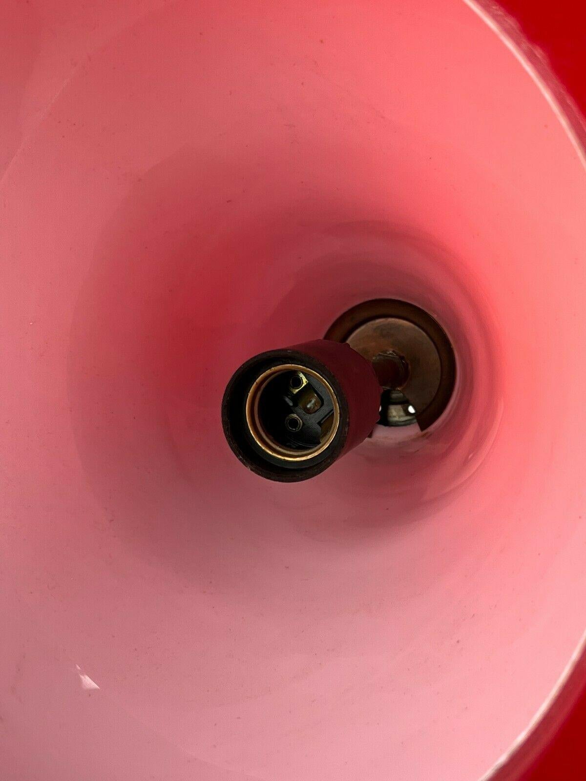 Lampe à suspension des années 60 et 70, plafonnier en verre de l'ère spatiale 4