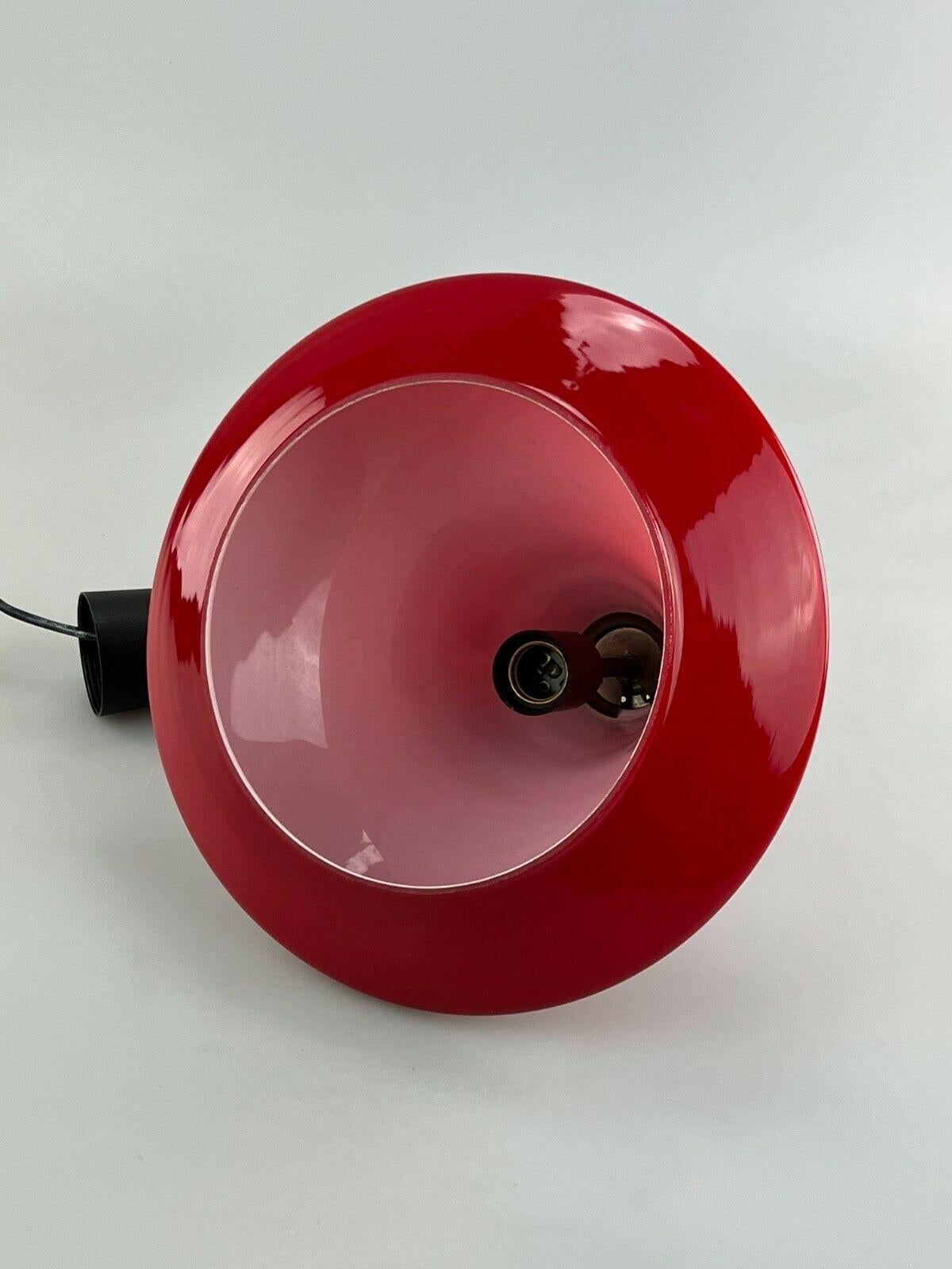 Lampe à suspension des années 60 et 70, plafonnier en verre de l'ère spatiale 3