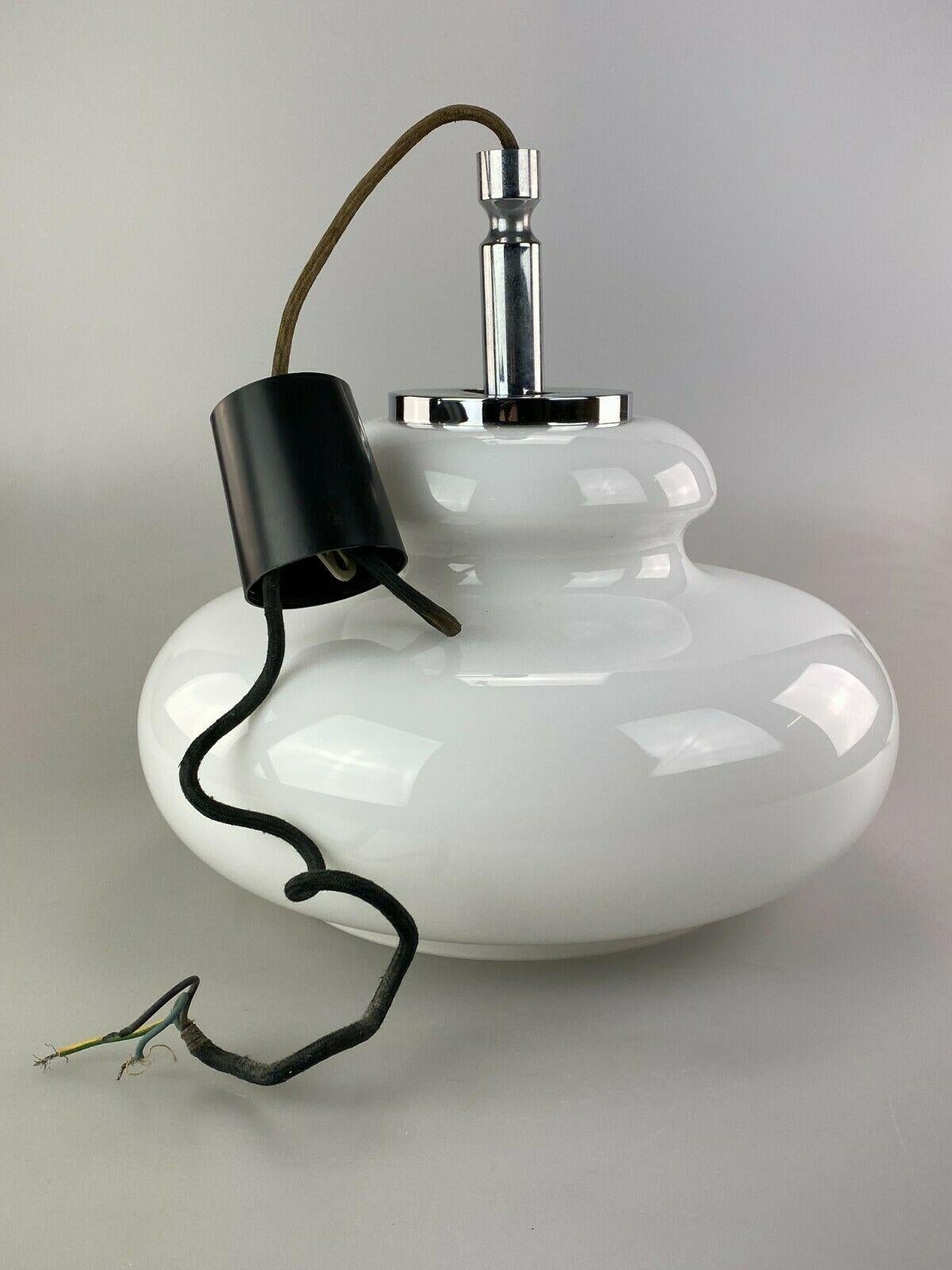 Lampe suspendue en verre des années 60 et 70, design de l'ère spatiale 4