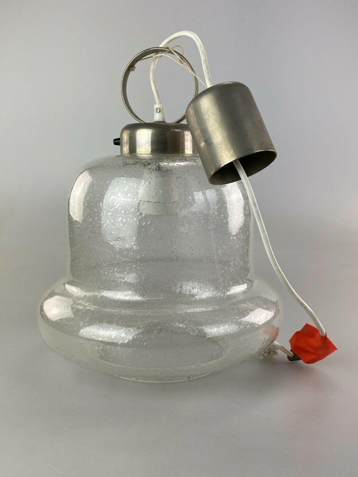 60s 70s Lamp Light Hanging Lamp Glass Ceiling Lamp Space Age Design For Sale 6