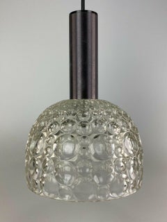 60s 70s Lamp Light Hanging Lamp Glass Ceiling Lamp Space Age Design