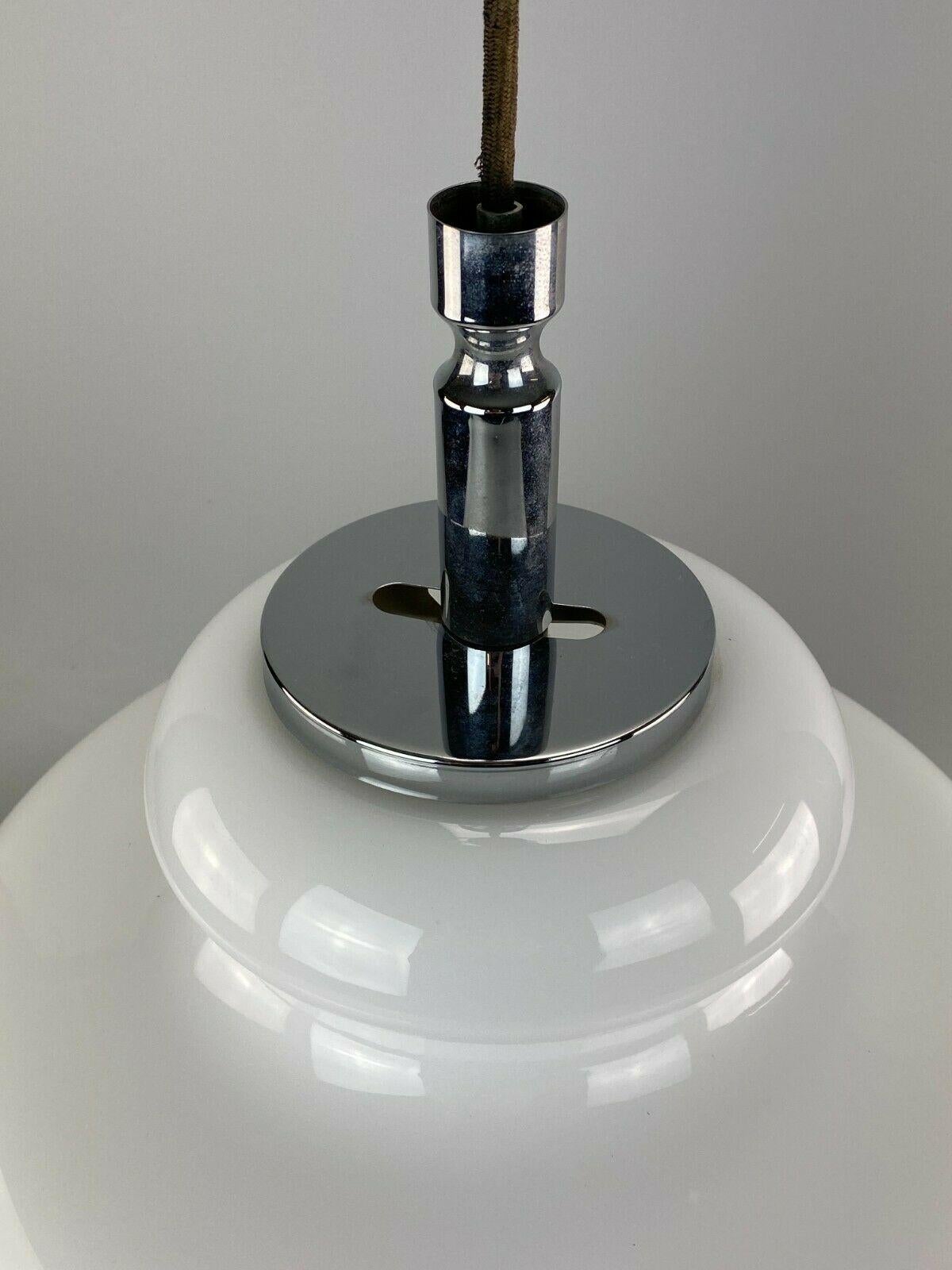 Fin du 20e siècle Lampe suspendue en verre des années 60 et 70, design de l'ère spatiale