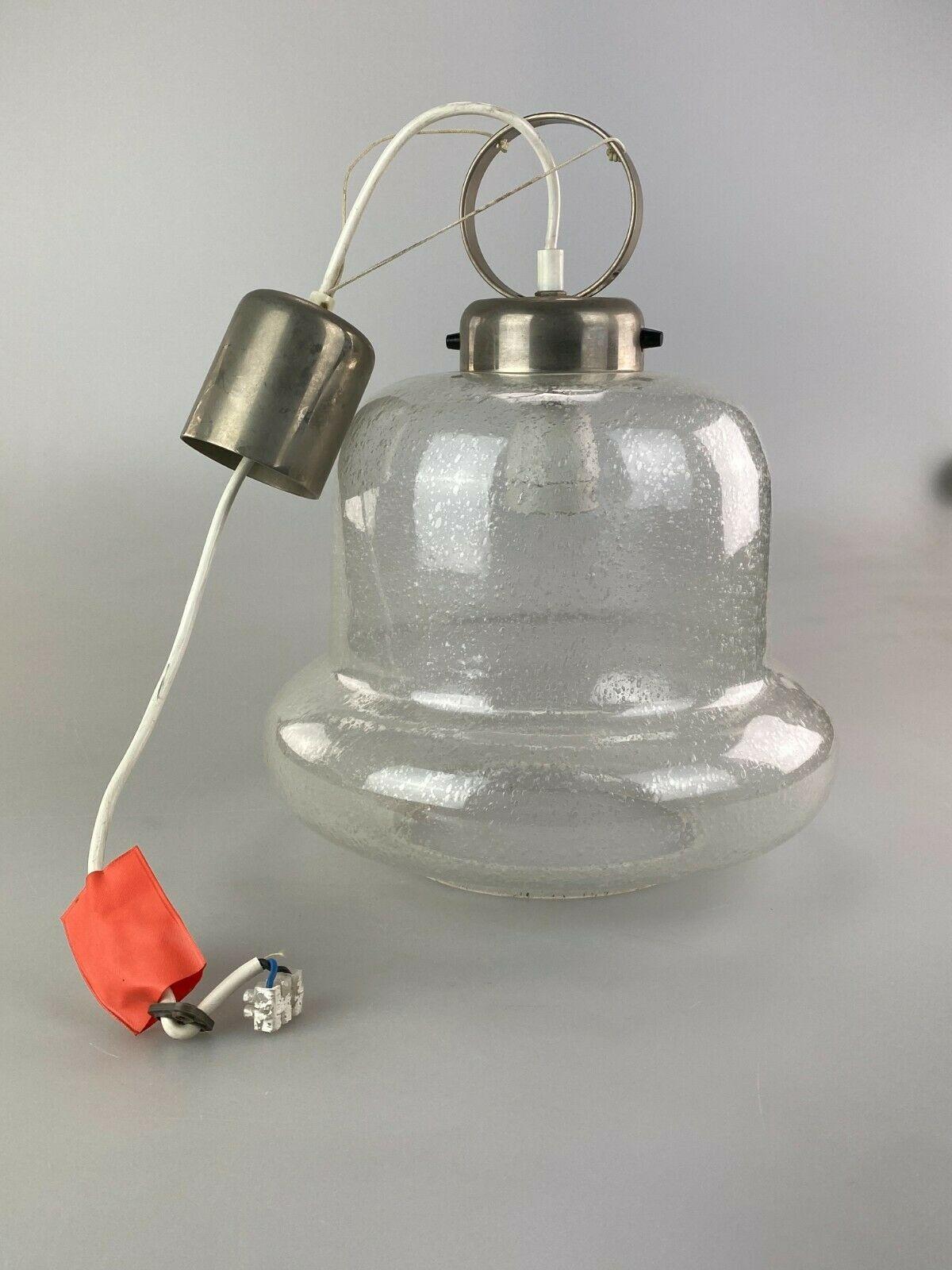 60s 70s Lamp Light Hanging Lamp Glass Ceiling Lamp Space Age Design For Sale 1