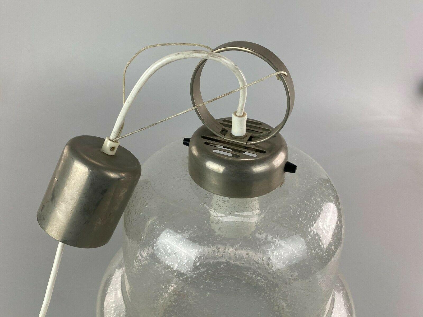 60s 70s Lamp Light Hanging Lamp Glass Ceiling Lamp Space Age Design For Sale 2