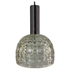 60er-Jahre-Lampe, Hängeleuchte, Glas, Deckenleuchte, Space Age Design