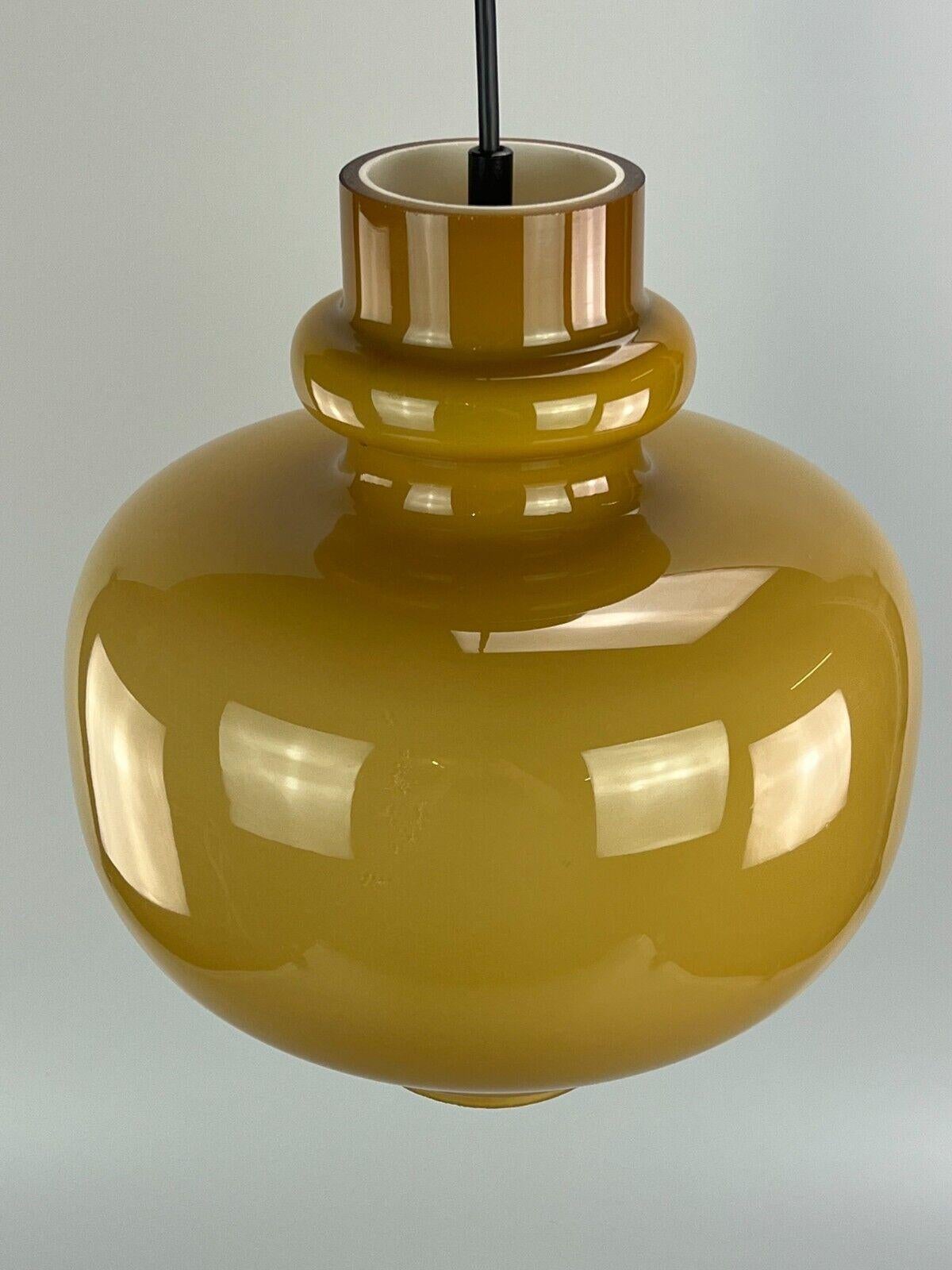 German 60s 70s Lamp Light Hanging Lamp Hans Agne Jakobsson for Staff Mustard Yellow For Sale