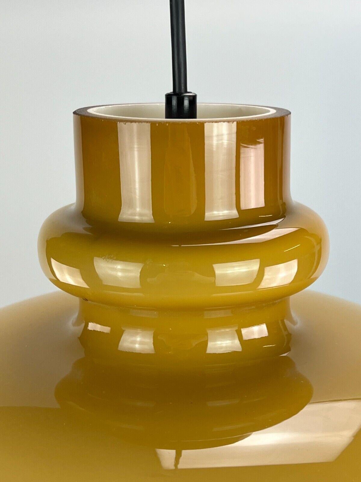 Late 20th Century 60s 70s Lamp Light Hanging Lamp Hans Agne Jakobsson for Staff Mustard Yellow For Sale