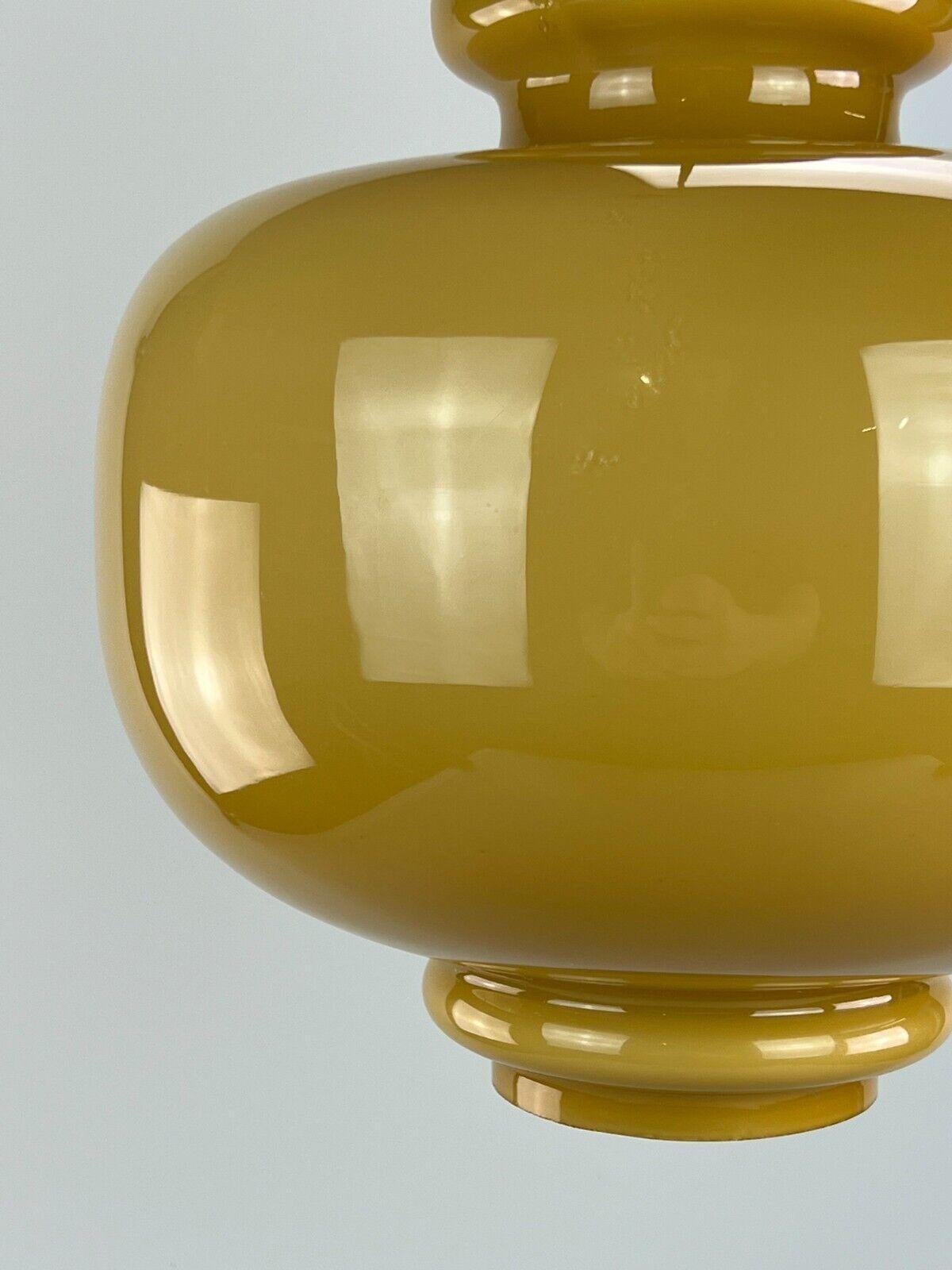 Metal 60s 70s Lamp Light Hanging Lamp Hans Agne Jakobsson for Staff Mustard Yellow For Sale