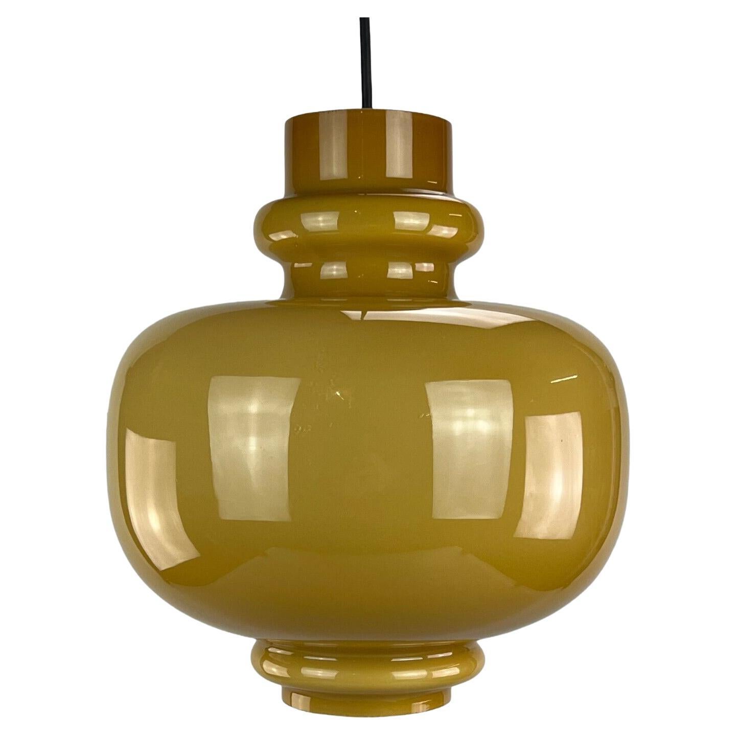 60s 70s Lamp Light Hanging Lamp Hans Agne Jakobsson for Staff Mustard Yellow For Sale