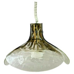 60s 70s Lamp Light Hanging Lamp Kalmar Franken KG Tulip Glass