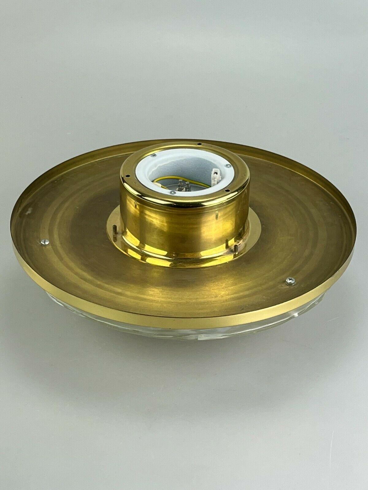 Plafonière lumineuse encastrée en verre de glace Hillebrand, années 60/70 2