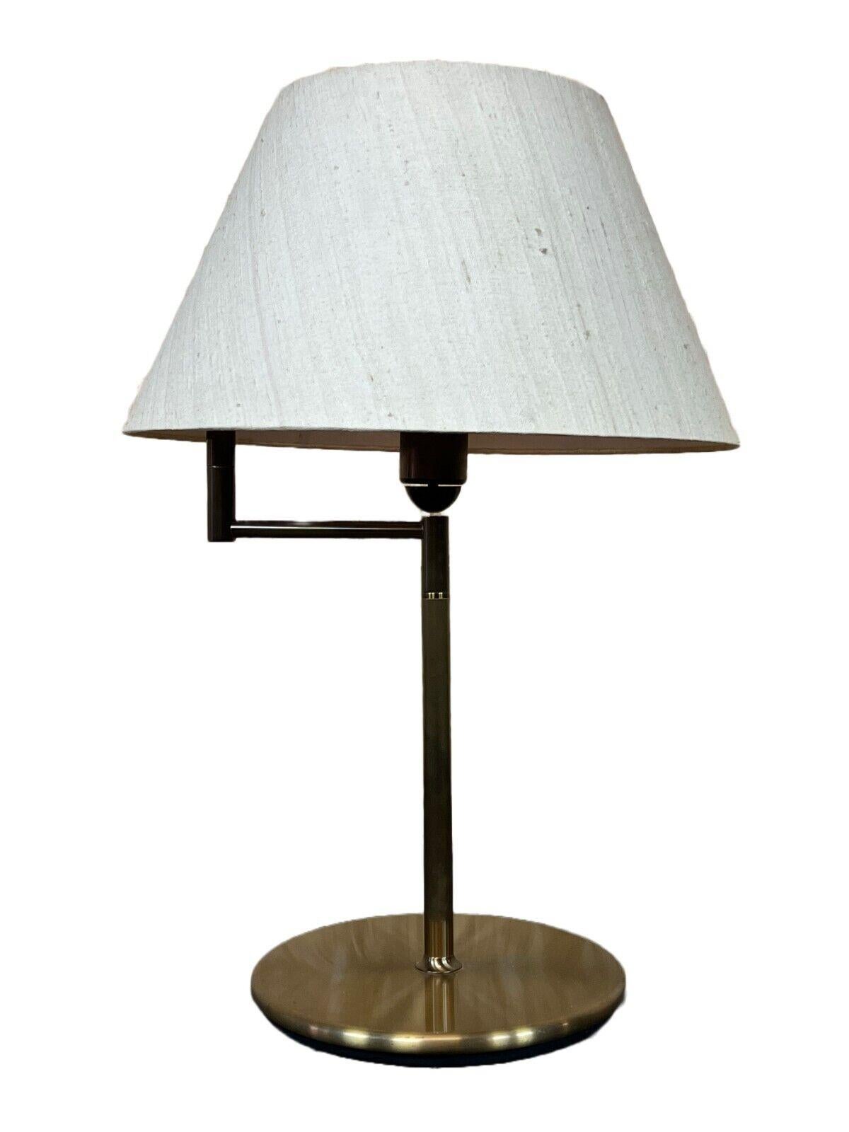 60s 70s lamp light table lamp brass swivel space age design

Object: table lamp

Manufacturer:

Condition: good - vintage

Age: around 1960-1970

Dimensions:

Diameter = 53cm
Height = 76cm

Other notes:

5x E27 socket

The