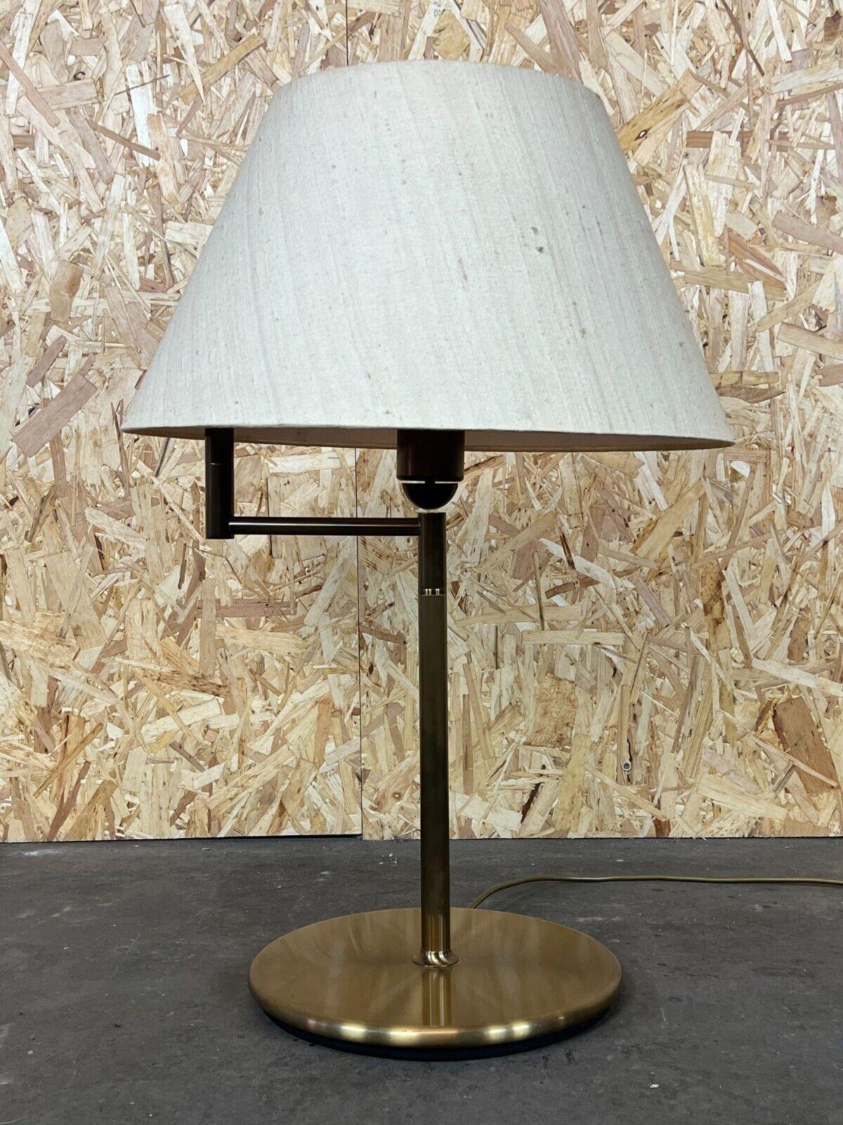German 60s 70s Lamp Light Table Lamp Brass Swivel Space Age Design For Sale