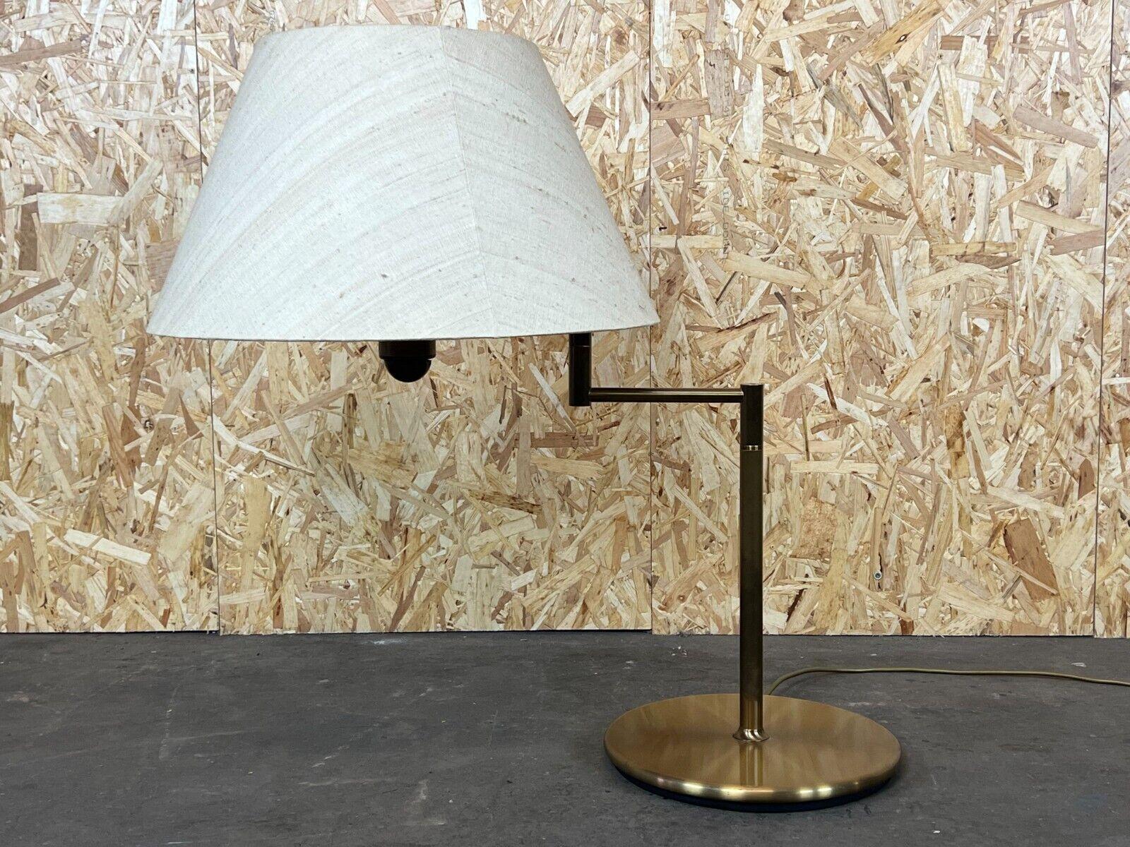 60s 70s Lamp Light Table Lamp Brass Swivel Space Age Design For Sale 2