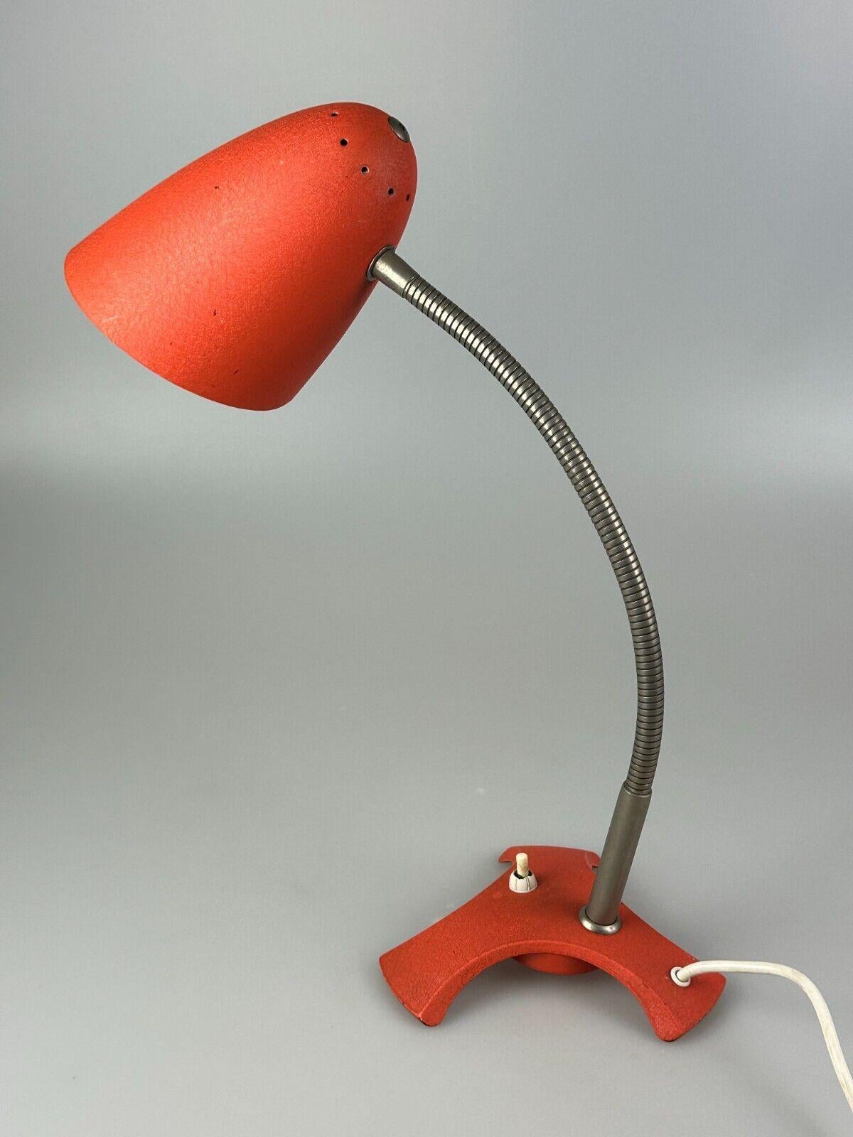 60er 70er Jahre Lampe Licht Tischlampe Schreibtischlampe Metall Space Age im Angebot 10