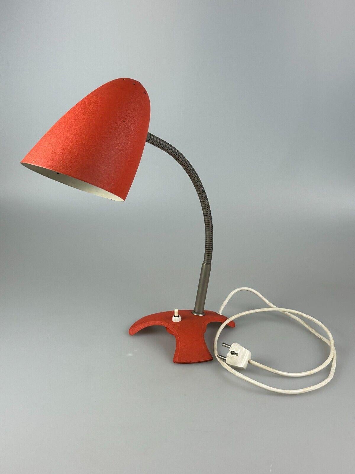 60er 70er Jahre Lampe Licht Tischlampe Schreibtischlampe Metall Space Age im Angebot 13