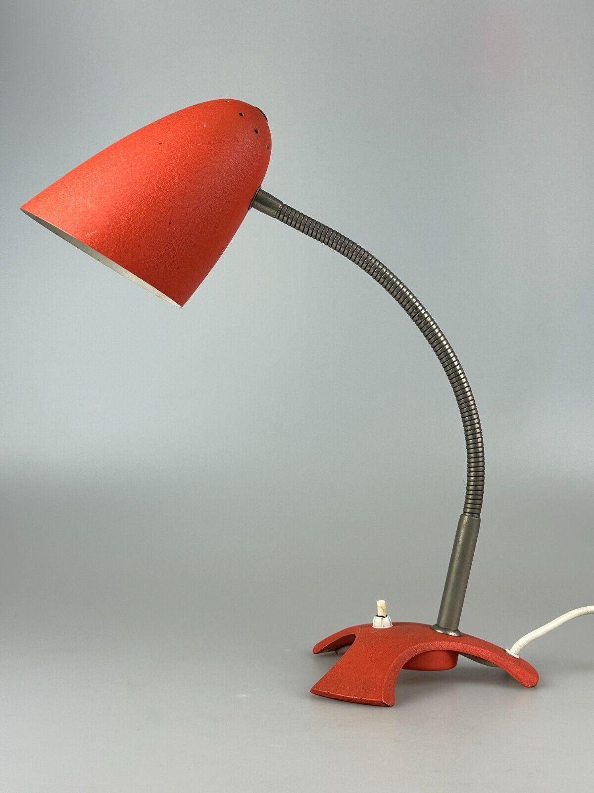 German 60s 70s lamp light table lamp desk lamp metal space age For Sale