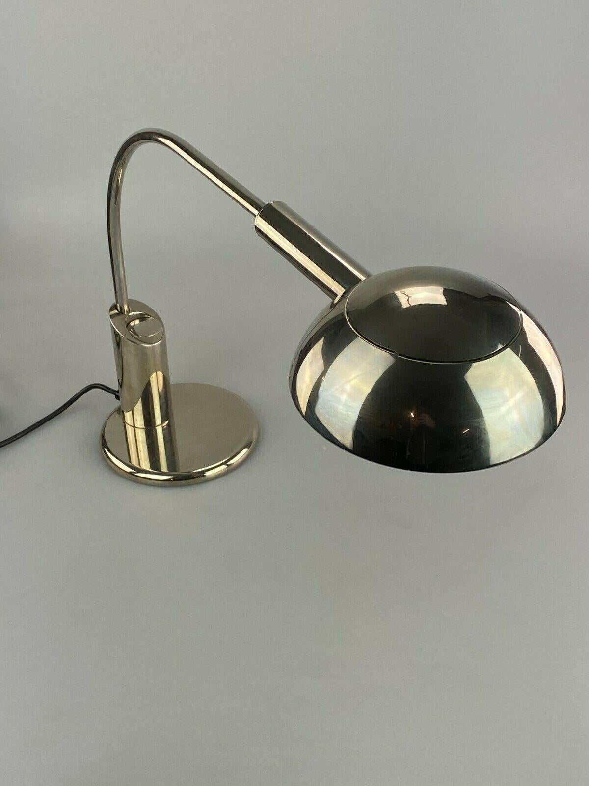 60s 70s Lamp Light Table Lamp Florian Schulz Desk Lamp Chrome In Good Condition In Neuenkirchen, NI
