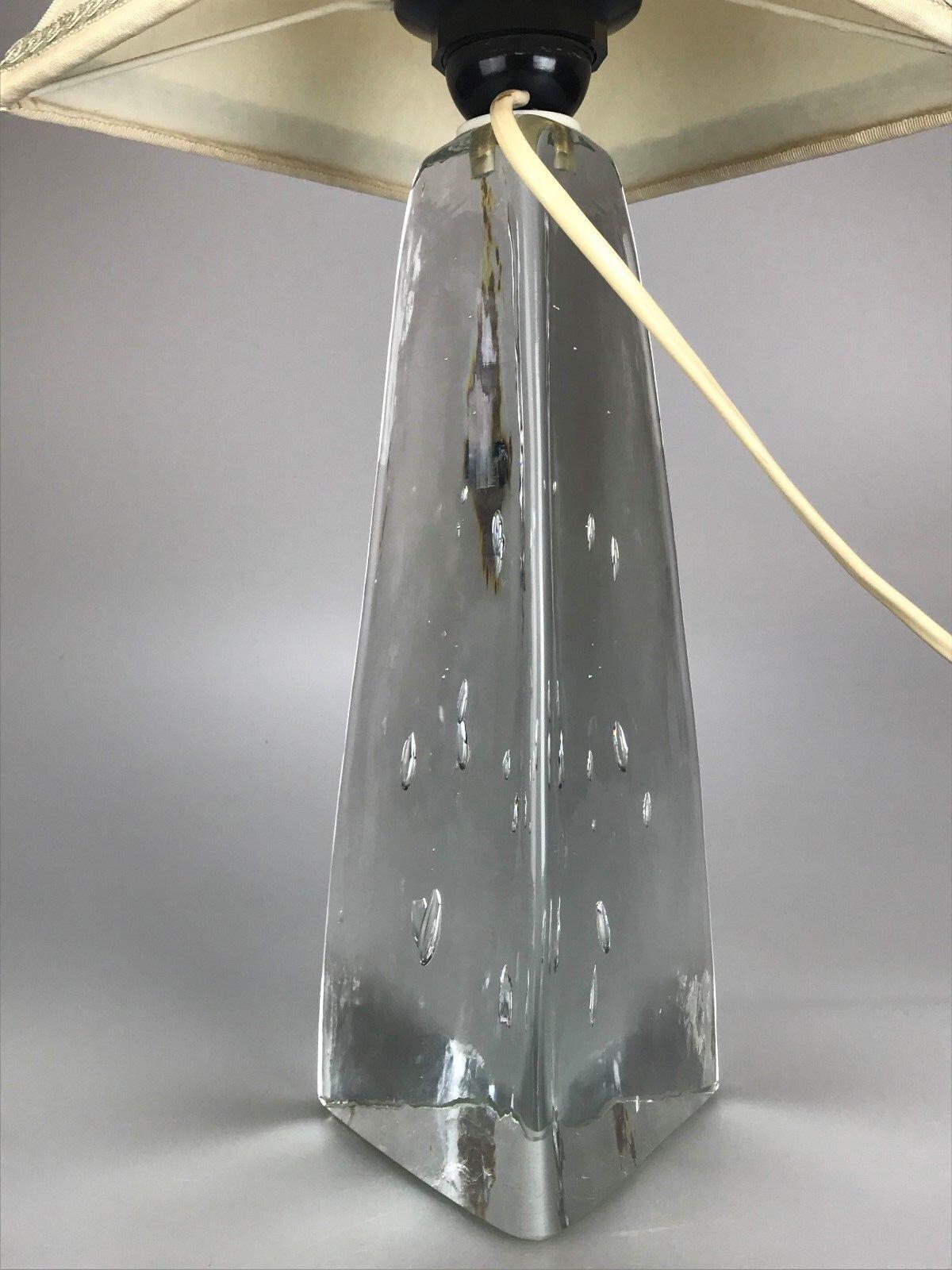 Lampe de table ou lampe de bureau en verre, design ère spatiale, années 60 70 en vente 5