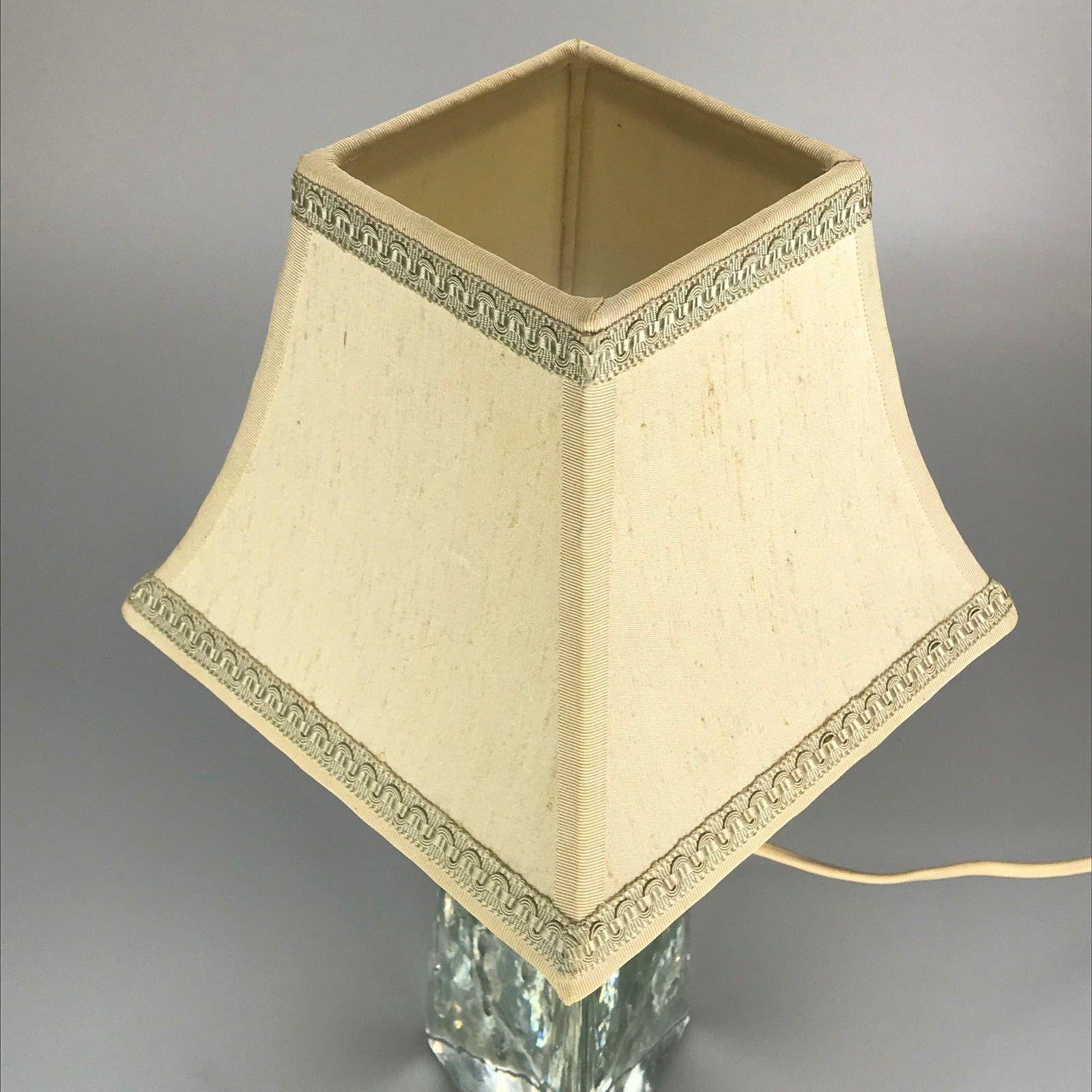 Lampe de table ou lampe de bureau en verre, design ère spatiale, années 60 70 en vente 6