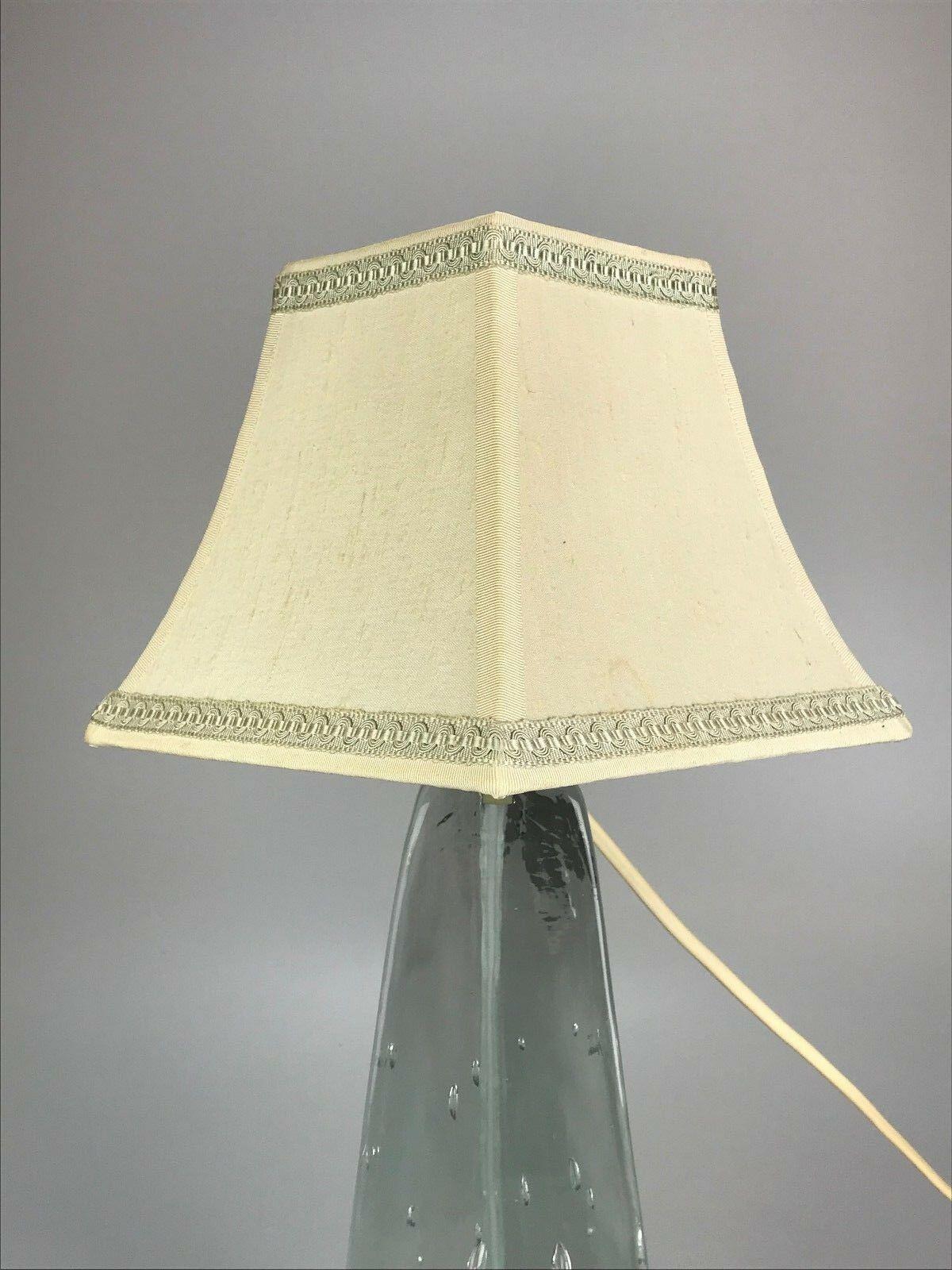 European 60s 70s Lamp Light Table Lamp Glass Space Age Design For Sale
