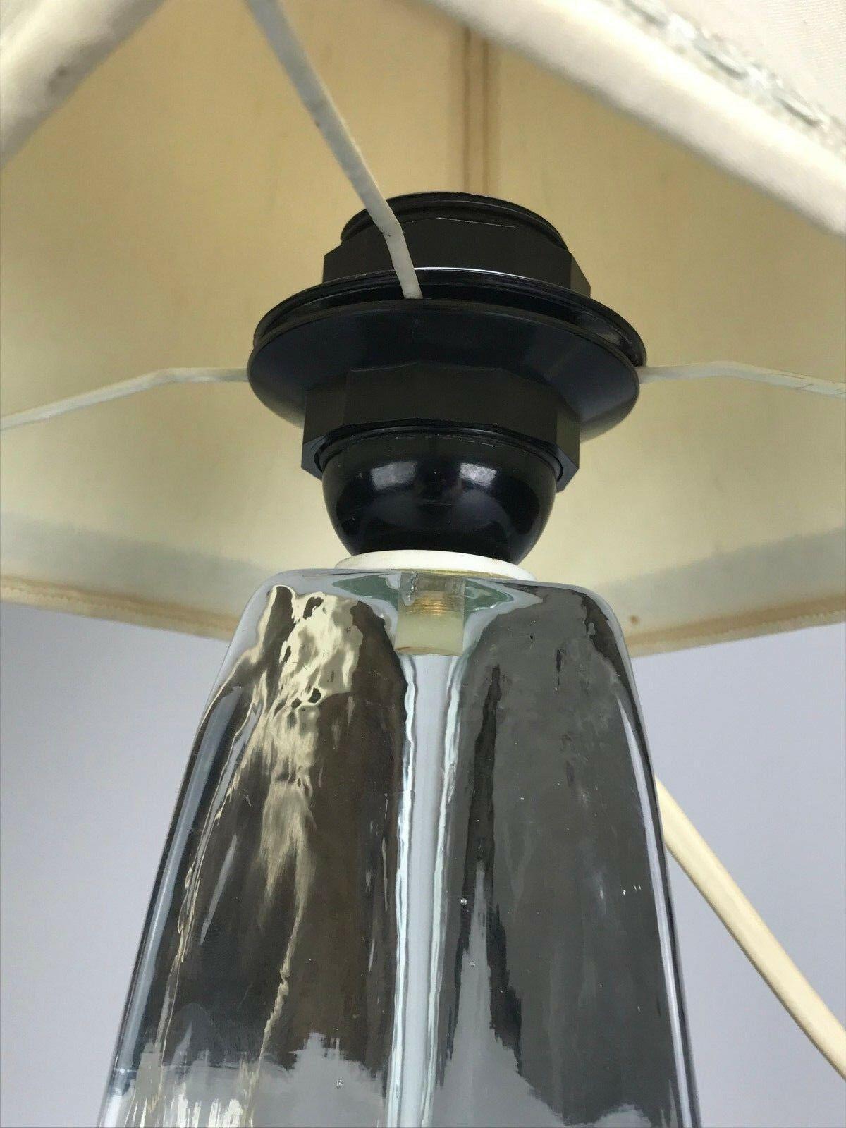 Fin du 20e siècle Lampe de table ou lampe de bureau en verre, design ère spatiale, années 60 70 en vente