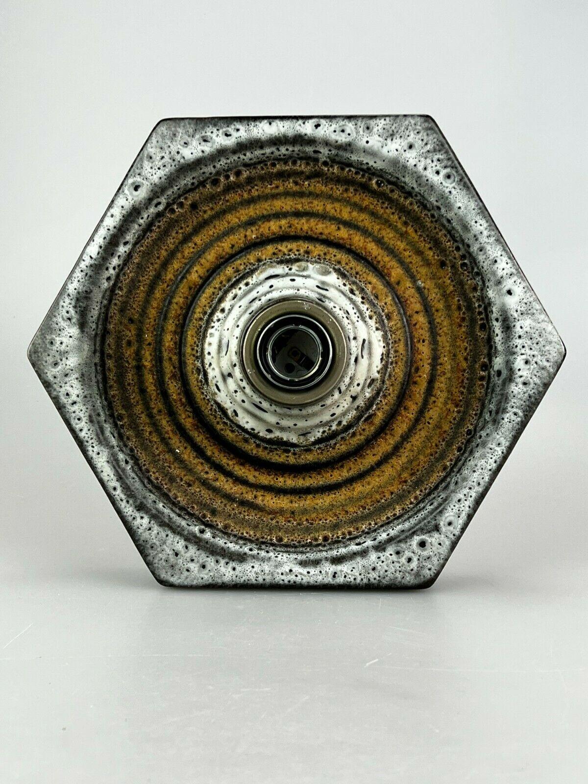 60s 70s Lamp Light Wall Lamp Ceramic Mid Century Space Age 60s 70s

Object: wall lamp

Manufacturer:

Condition: good

Age: around 1960-1970

Dimensions:

Diameter = 30cm
Height = 7.5cm

Other notes:

The pictures serve as part of