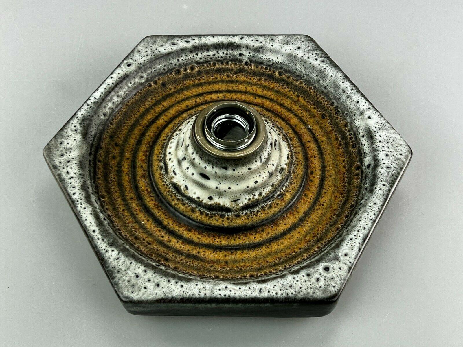 60s 70s Lamp Light Wall Lamp Ceramic Mid Century Space Age 60s 70s Europeo