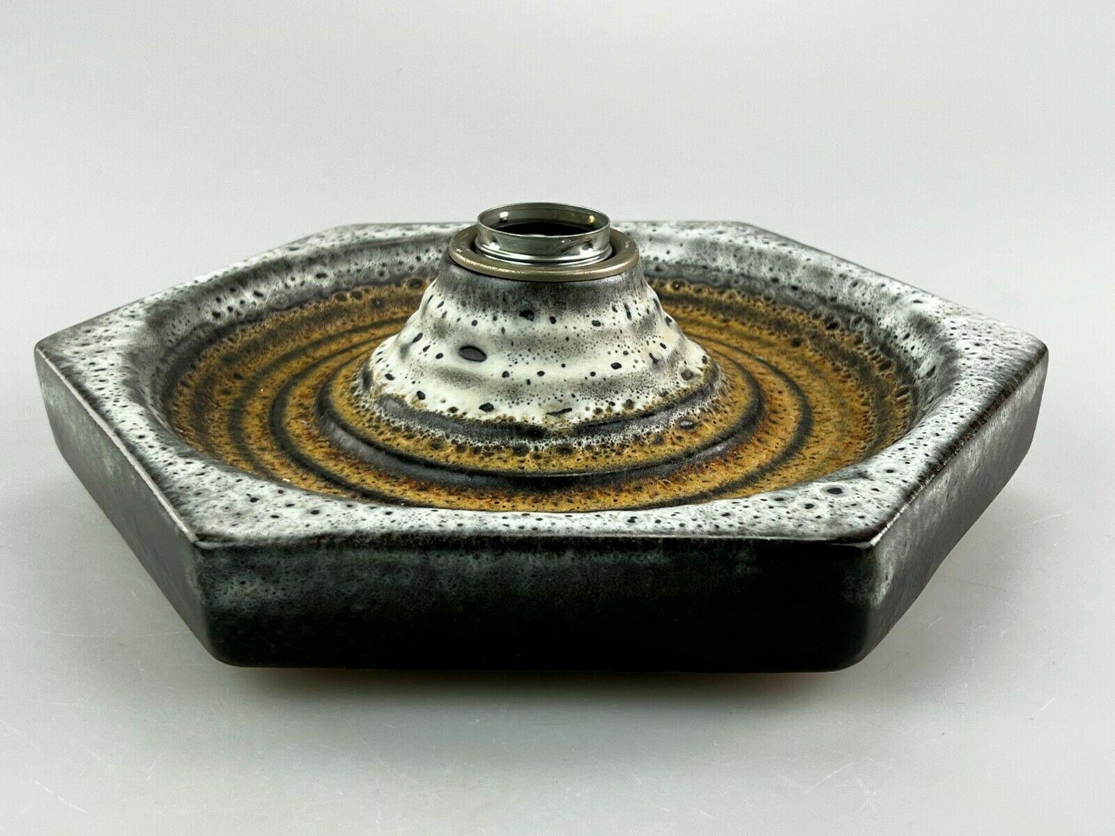 60s 70s Lamp Light Wall Lamp Ceramic Mid Century Space Age 60s 70s en Bueno Estado en Neuenkirchen, NI