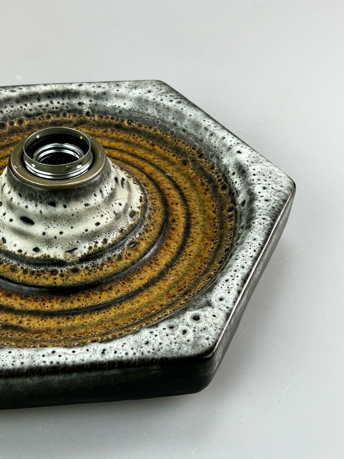 60s 70s Lamp Light Wall Lamp Ceramic Mid Century Space Age 60s 70s Cerámico