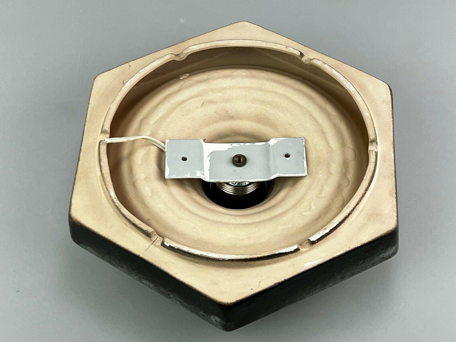 60s 70s Lamp Light Wall Lamp Ceramic Mid Century Space Age 60s 70s 3