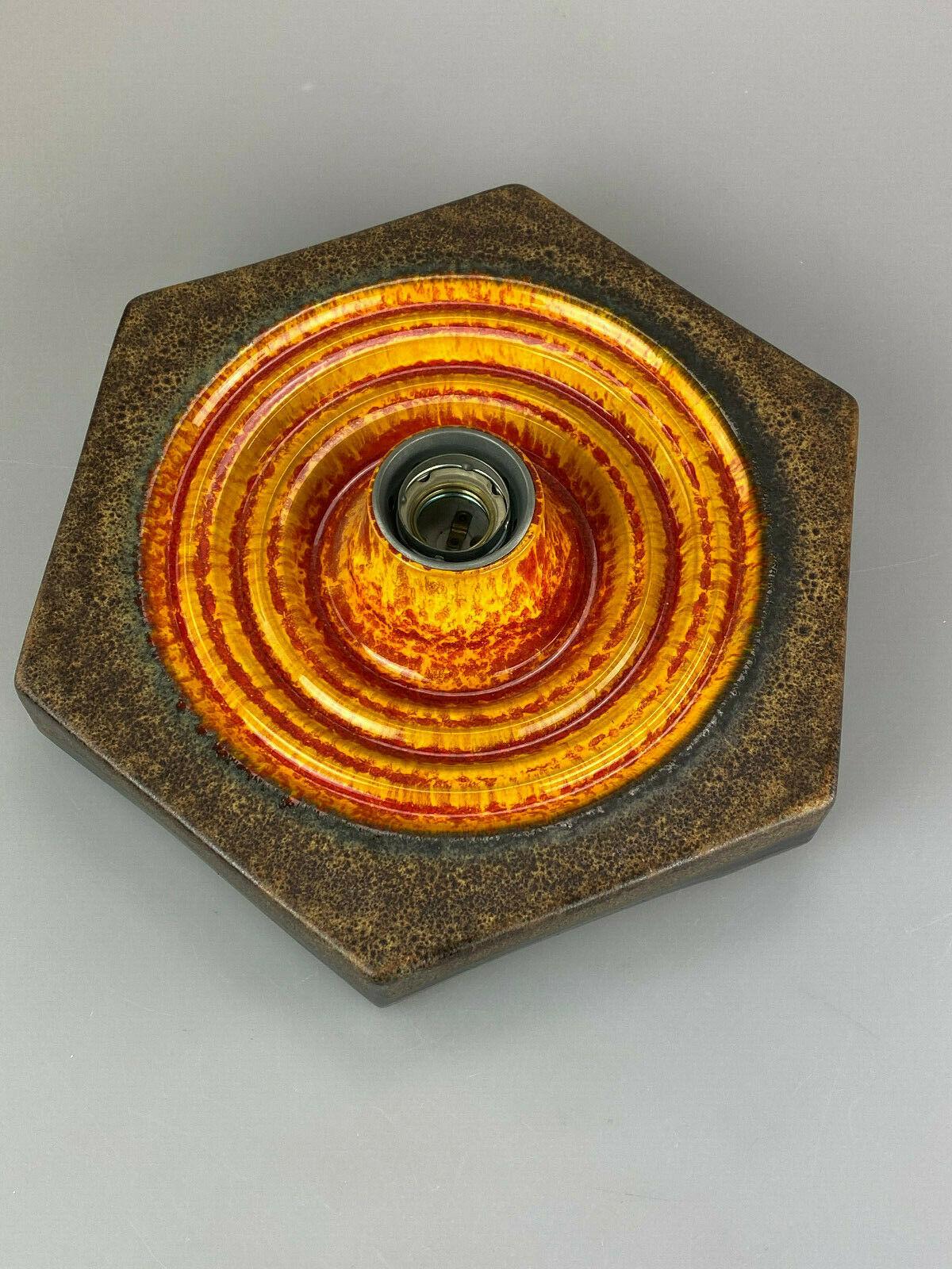 Lampe murale en céramique de l'ère spatiale mi-siècle moderne, années 60/70 Bon état à Neuenkirchen, NI