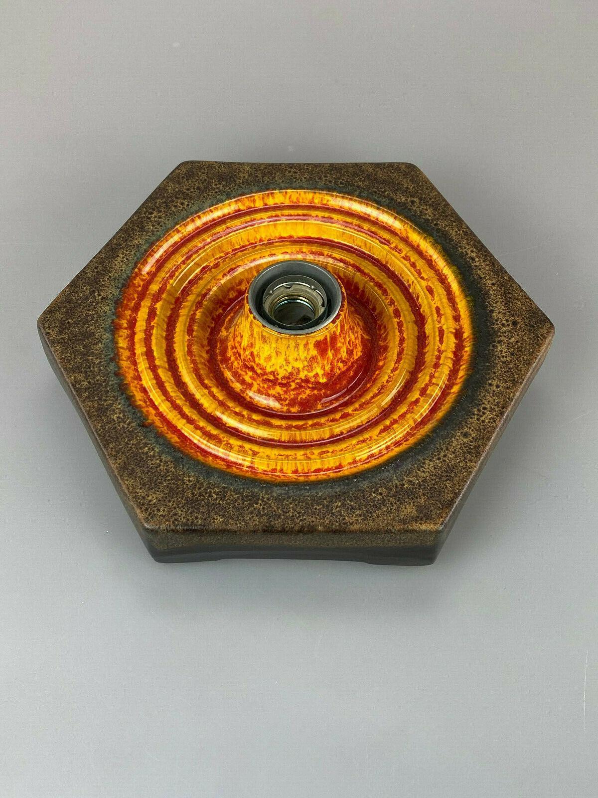 Métal Lampe murale en céramique de l'ère spatiale mi-siècle moderne, années 60/70