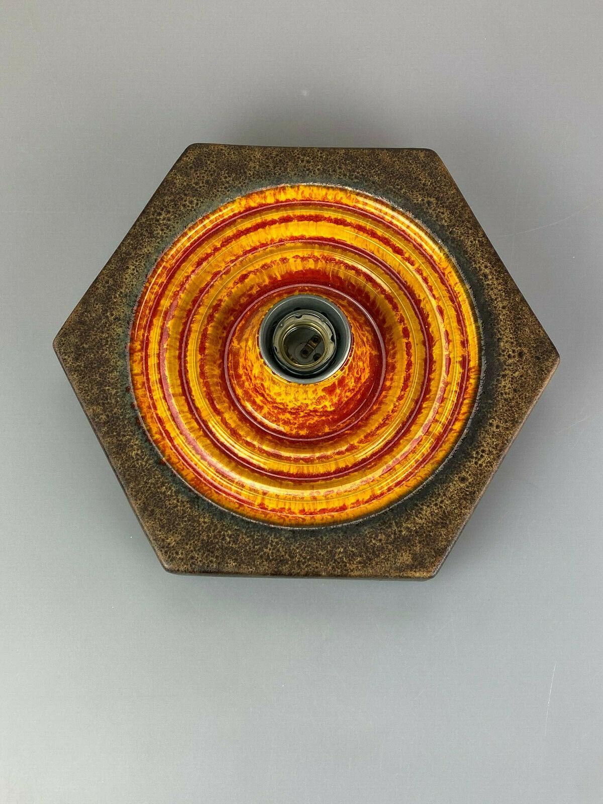 Lampe murale en céramique de l'ère spatiale mi-siècle moderne, années 60/70 1