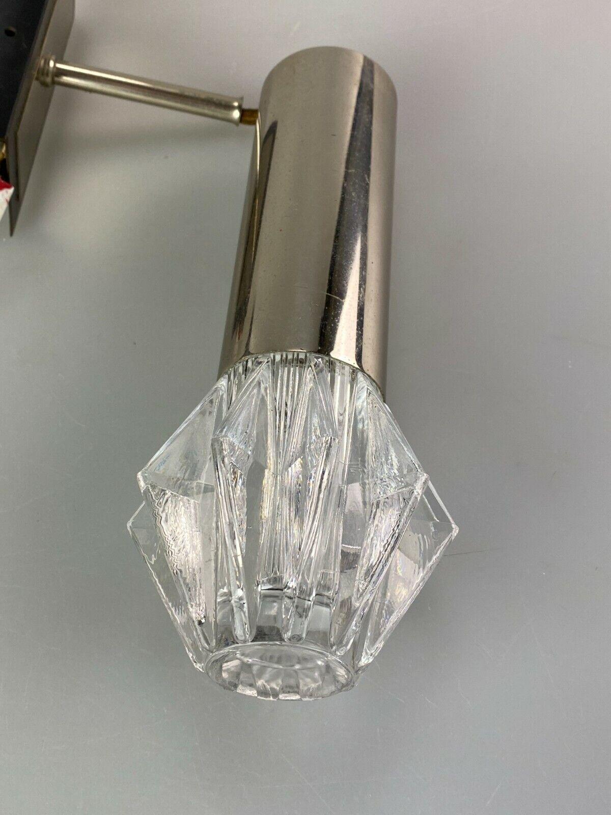 60er-Jahre-Lampe/Wandleuchte aus Chromglas, Space Age Design (Metall) im Angebot