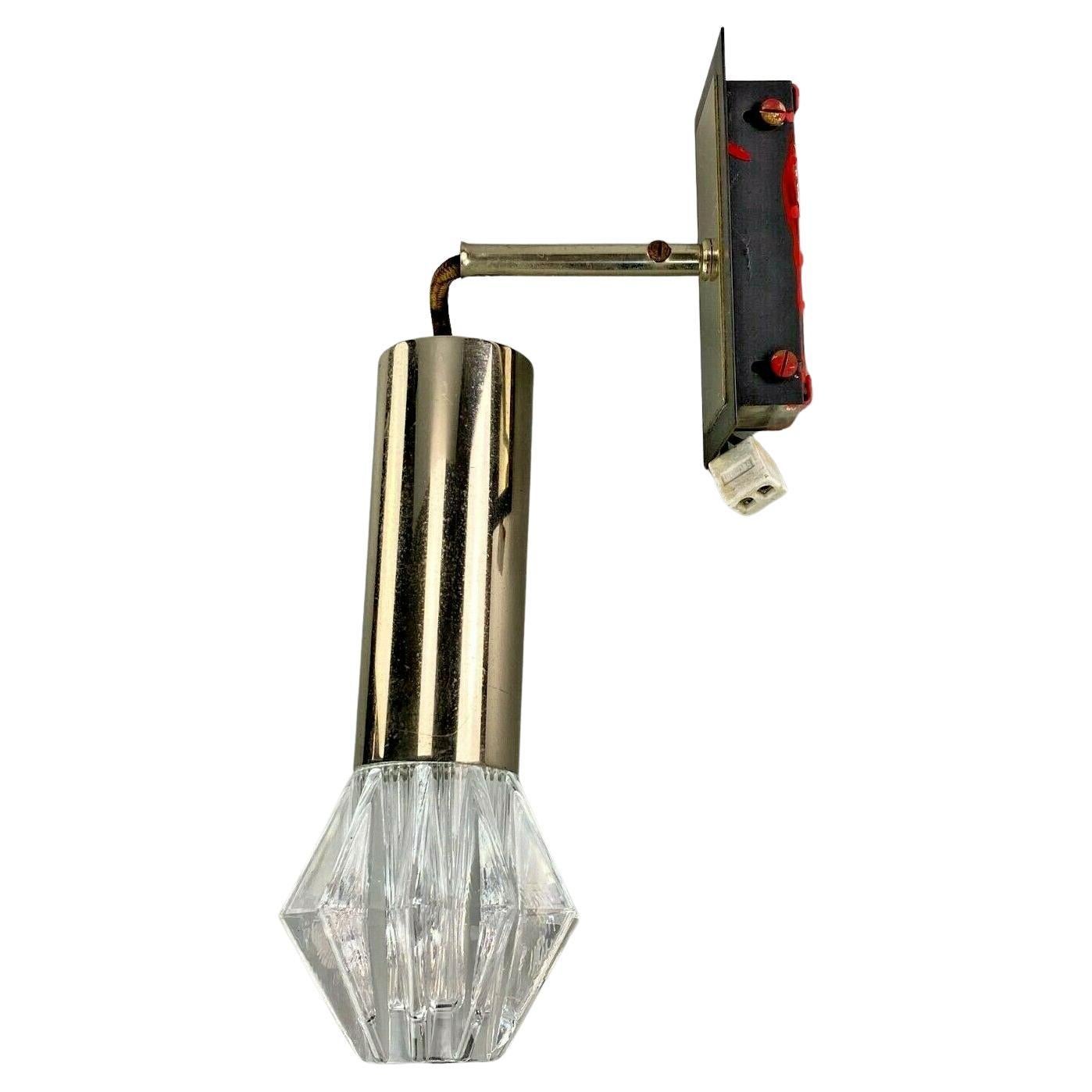60er-Jahre-Lampe/Wandleuchte aus Chromglas, Space Age Design im Angebot