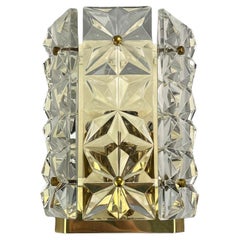 Lampenlampe/Wandleuchte aus Glas, Mid-Century, Space Age, Design, 70er-Jahre