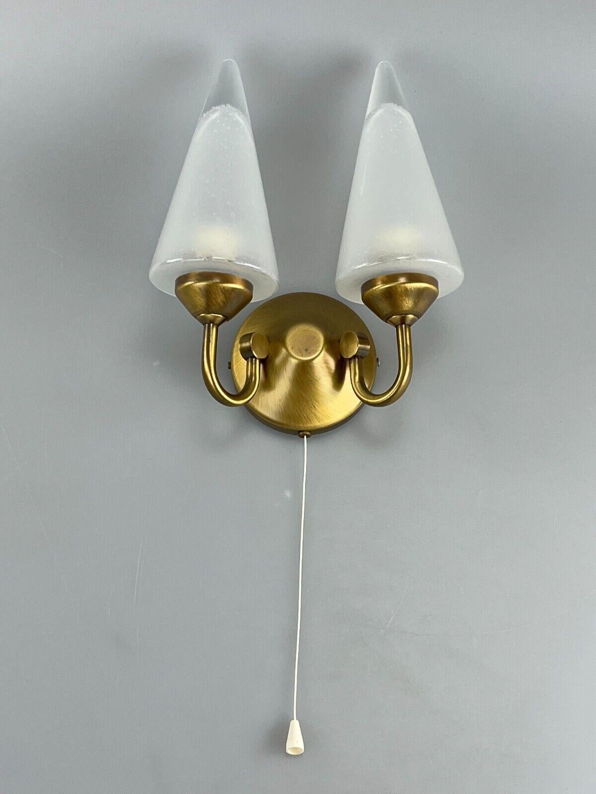 60s 70s Lamp Light Wall Lamp Wall Sconce Honsel Glass Space Age Design For Sale 1