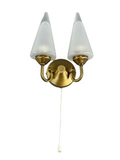 60s 70s Lamp Light Wall Lamp Wall Sconce Honsel Glass Space Age Design