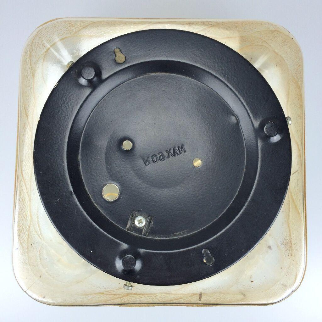 Late 20th Century 60s 70s Lamp Luminaire Plafoniere Flush Mount Glass Space Age Design For Sale