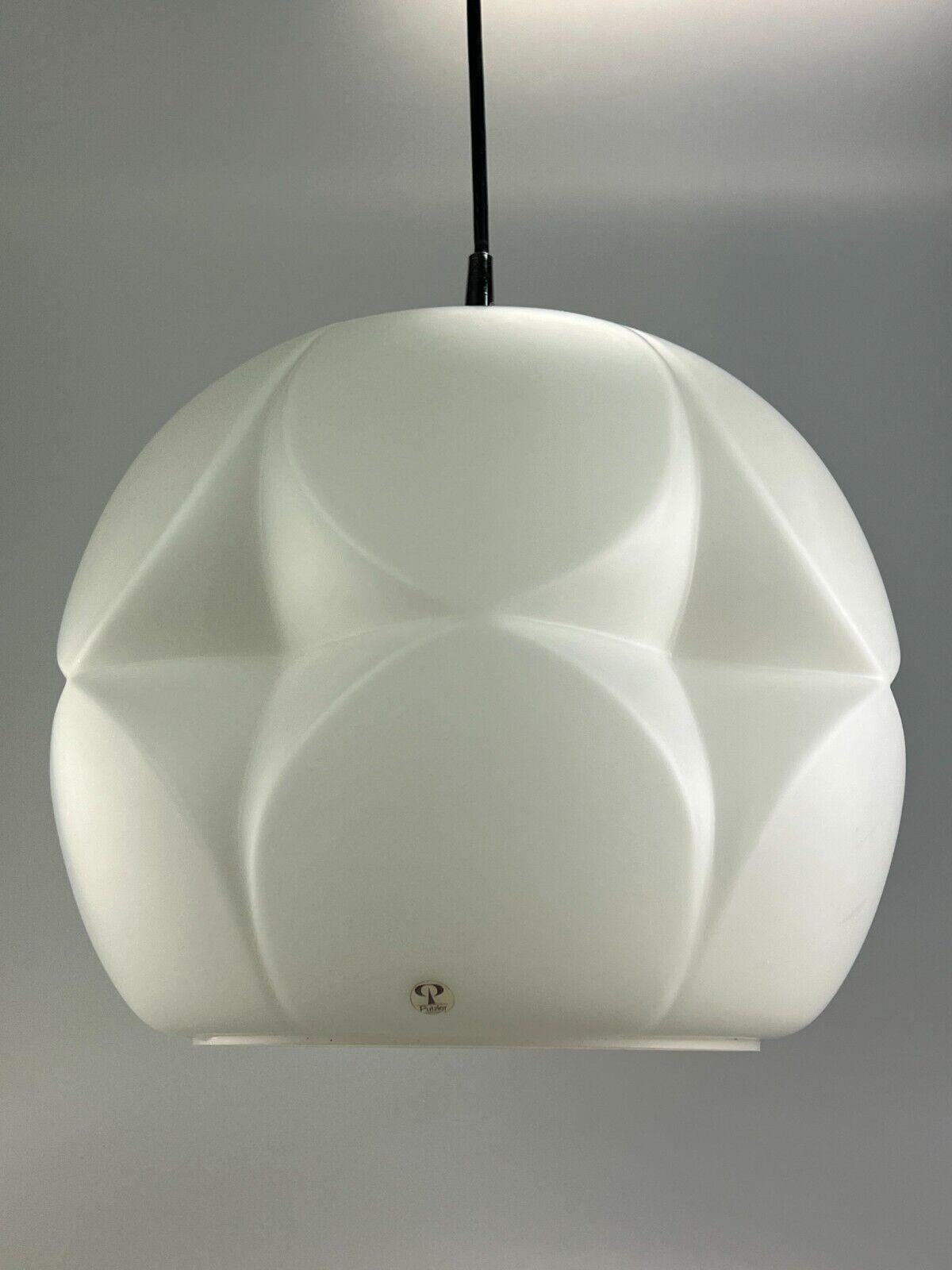 German 60s 70s Lamp Peill & Putzler Hanging Lamp Ceiling Lamp Design Space Age