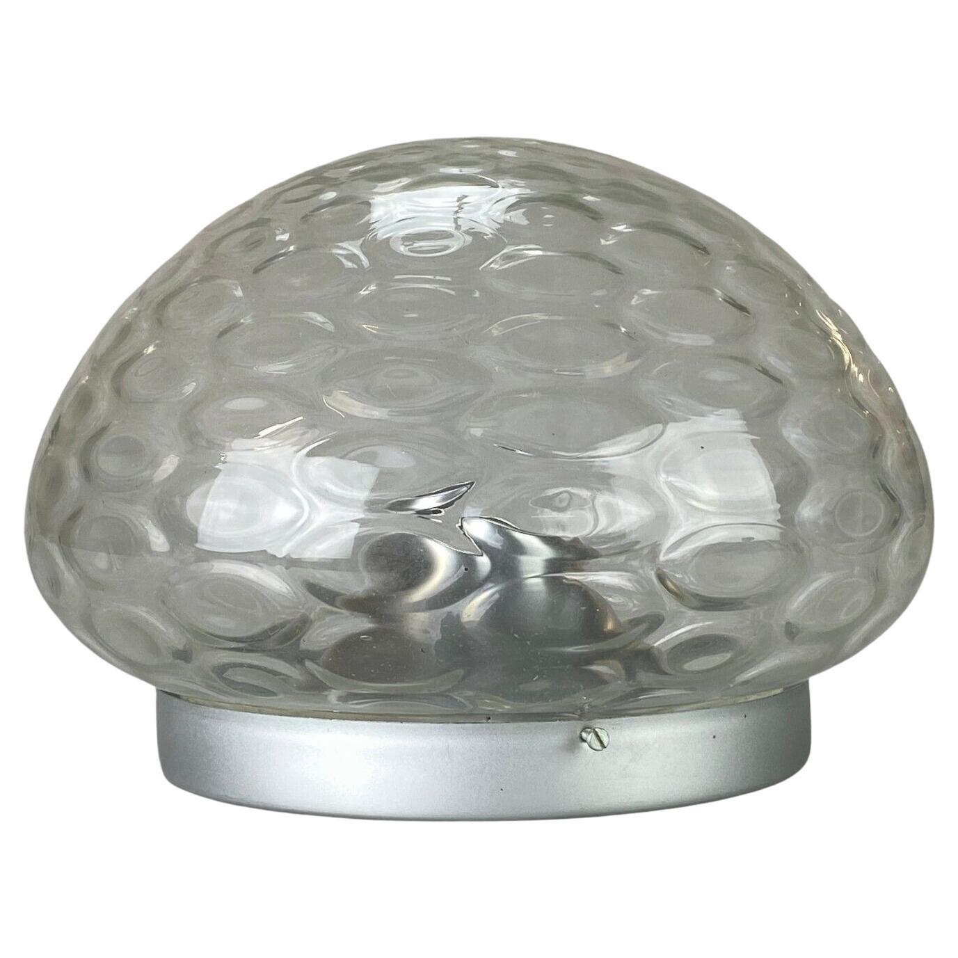 60s 70s Lamp Plafoniere Flush Mount Glass Space Age Design For Sale