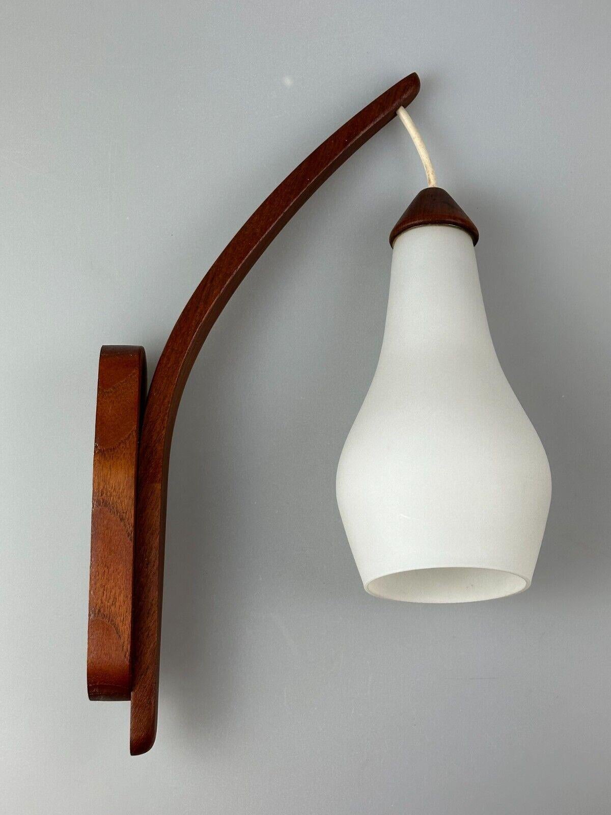 60s 70s Lamp Teak Light Wall Lamp Uno & Östen Kristiansson Luxus  For Sale 3