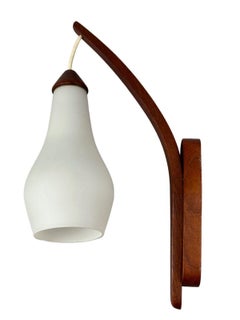 60s 70s Lámpara Teka Light Wall Lamp Uno & Östen Kristiansson Luxus