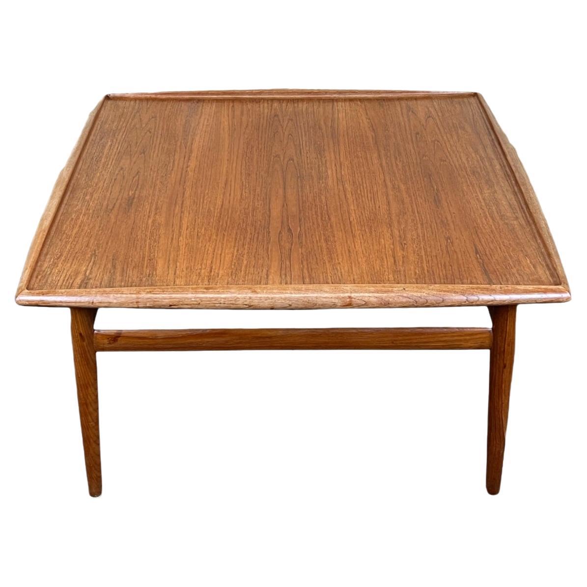 60s 70s large teak coffee table side table Grete Jalk for Glostrup