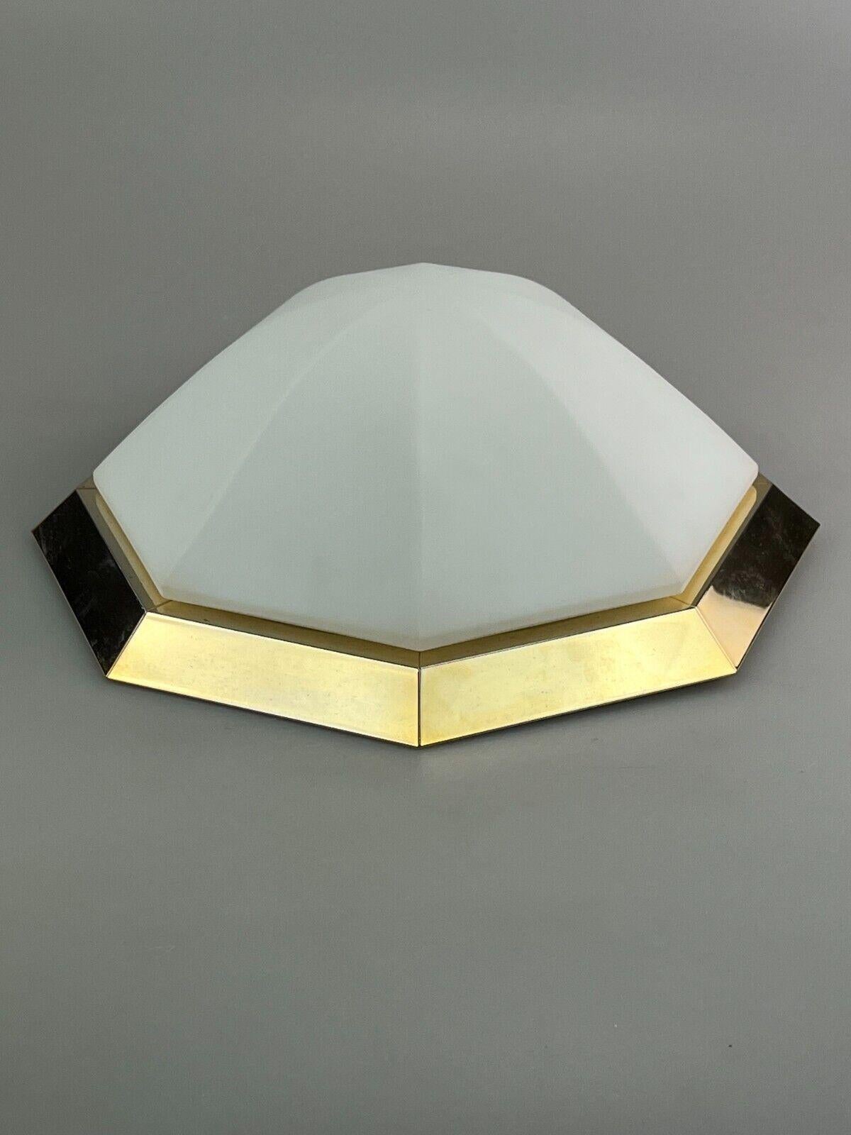 German 60s 70s Limburg Glashütte Plafoniere Ceiling Lamp Glass Space Design Lamp For Sale