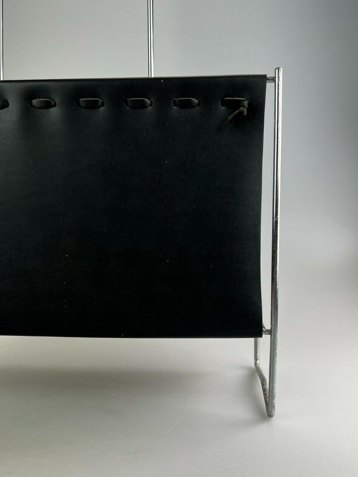Fin du 20e siècle Porte-revues porte-revues en métal design mi-siècle moderne des années 60 et 70