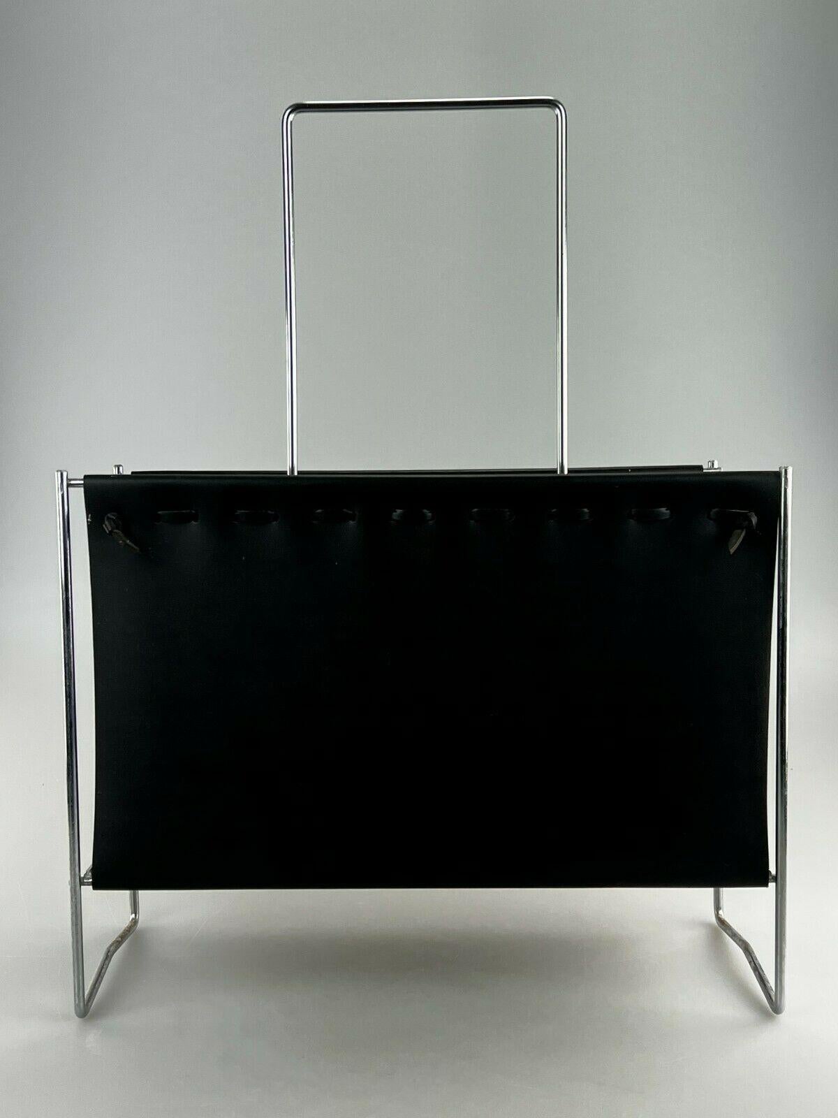 Porte-revues porte-revues en métal design mi-siècle moderne des années 60 et 70 2