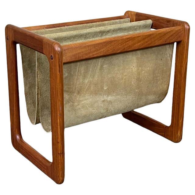 Leick Magazine Rack Vintage magazine rack from the 1960s-1970s For Sale at 1stDibs