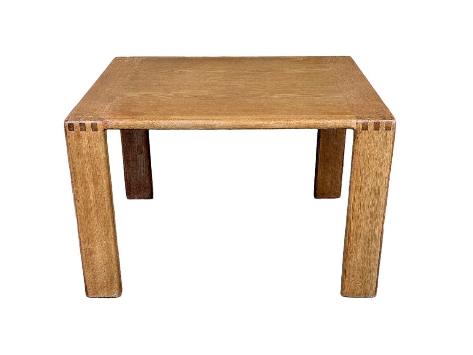 60s 70s oak coffee table Esko Pajamies Asko Finland

Object: side table / coffee table

Manufacturer: Asco

Condition: Good - Vintage

Age: around 1960-1970

Dimensions:

Width = 81.5cm
Depth = 65cm
Height = 53cm

Other notes:

The